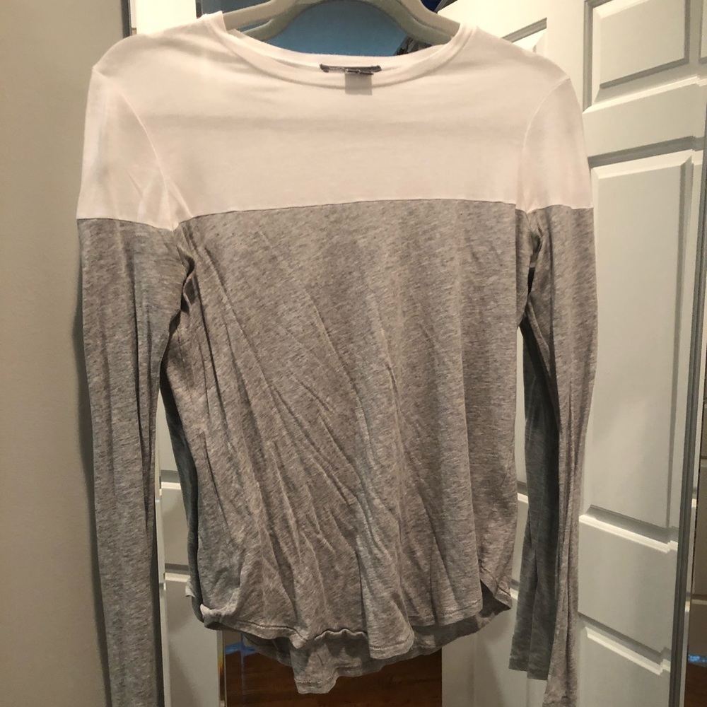 Vince Colorblock Long Sleeve Tee - Picture 2 of 5